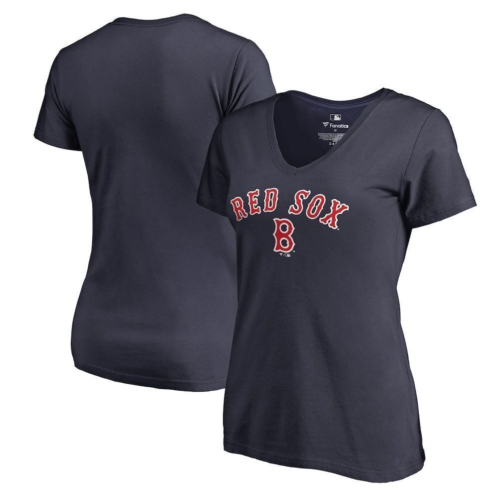 Fanatics Boston Red Sox Women's Cooperstown Collection Wahconah T-Shirt Navy XXL